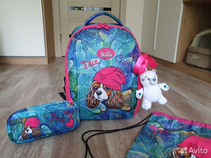 Рюкзак, ранец DeLune 1-4 класс для девочки