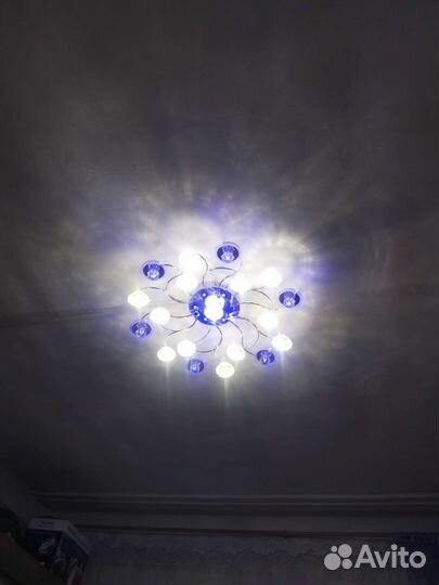 Люстра потолочная светодиодная с пультом
