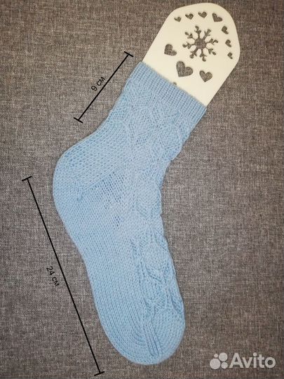 Носочки из мериноса с кашемиром