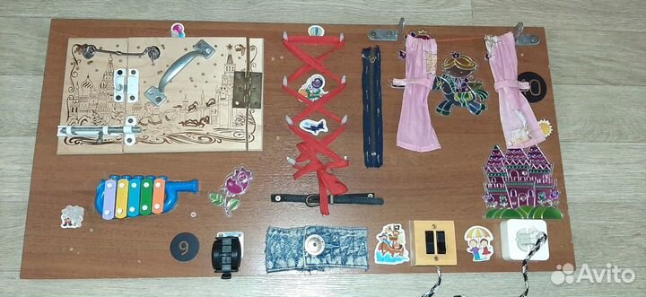 Бизиборд, развивающая доска