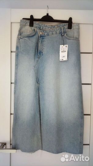 Джинсовая юбка zara