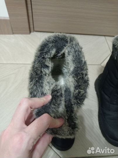 Мембранные сапожки с мехом 36