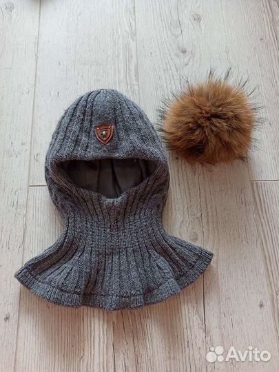 Шлем шерстяной зимний