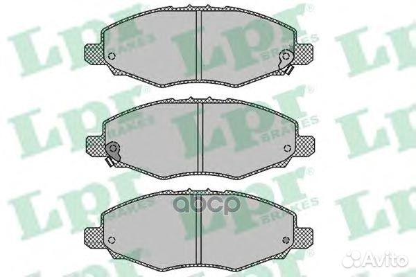 05P1449 Колодки тормозные toyota hilux 01- пере