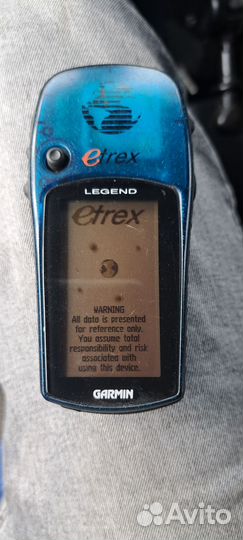 Навигатор garmin etrex legend