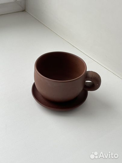 Глиняная чайная пара