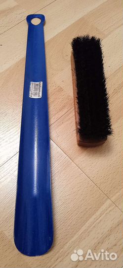 Рожок и щетка для обуви