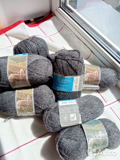 Пряжа 8шт. Chillapa Альпака Перуанская