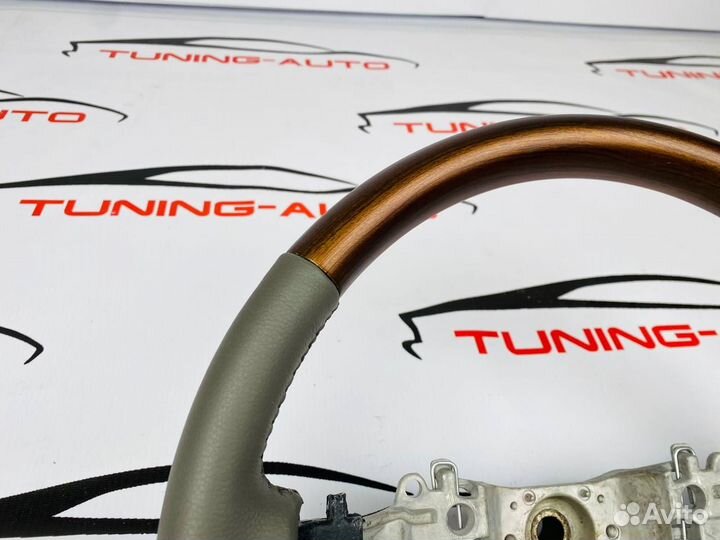 Руль Toyota Land Cruiser Prado 150 с 2018 (светлая кожа)