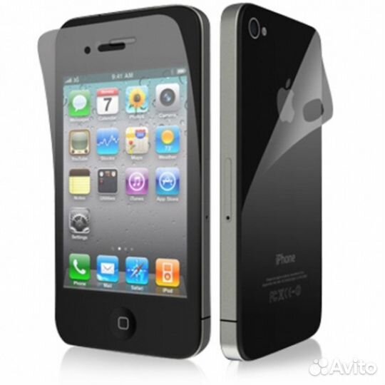 Защитная плёнка двухсторонняя для Apple iPhone 4
