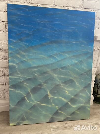 Картина маслом большая интерьерная море
