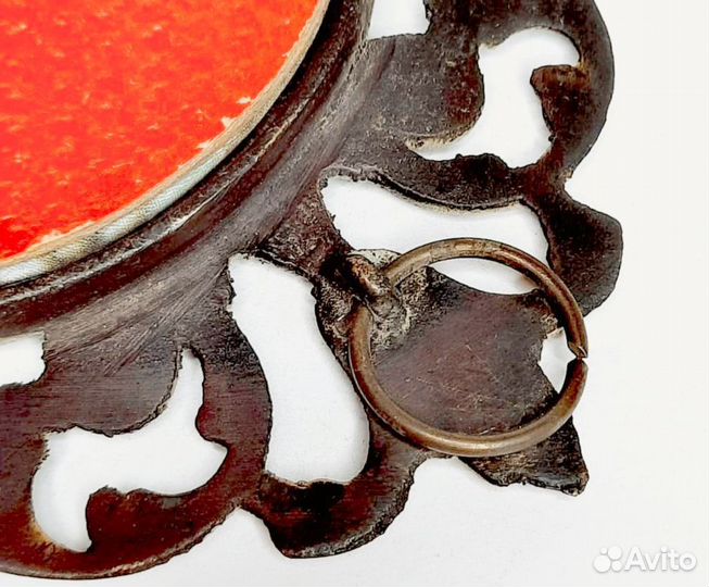 Шелкография в бронзовой рамке 