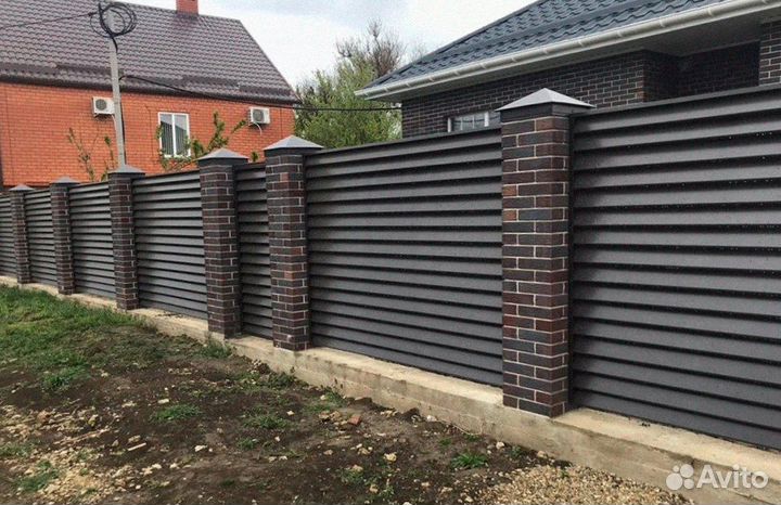 Заборы жалюзи под ключ