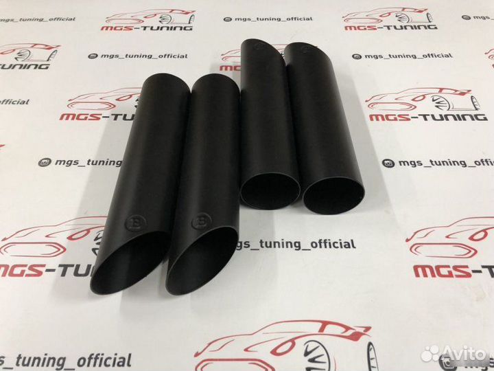 Насадки B на Mercedes G-class black 4 шт