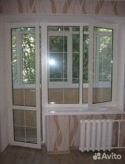 Балконный блок 2100 на 2100