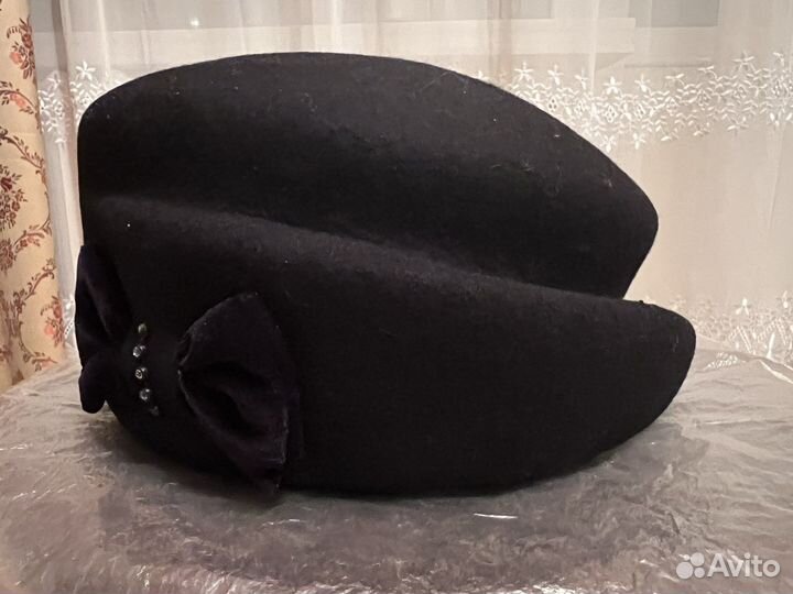 Шляпка женская фетровая