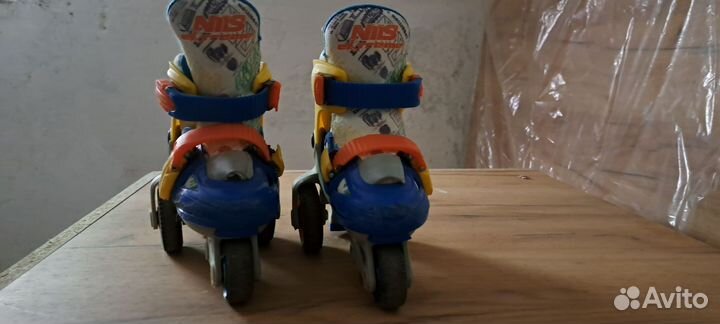 Роликовые коньки детские раздвижные