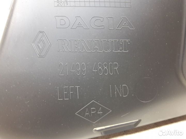 Дефлектор радиатора левый Renault Duster 2010