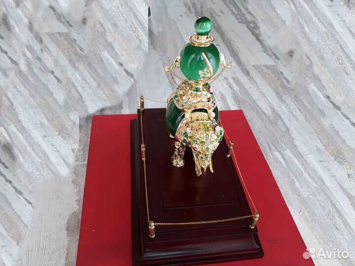 Статуэтка Слон позолоченный