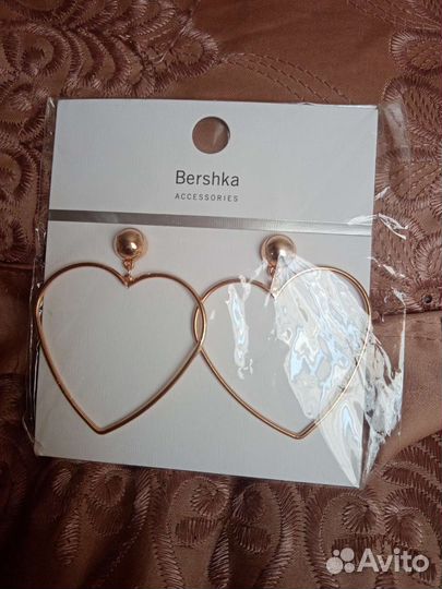 Серьги bershka