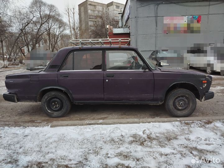 ВАЗ 2107 1.5 МТ, 2002, 100 000 км