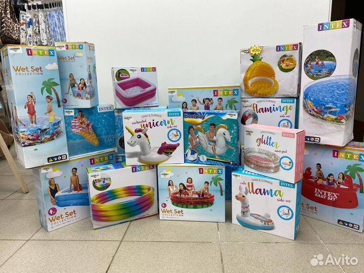 Бассейн надувной плотик матрас