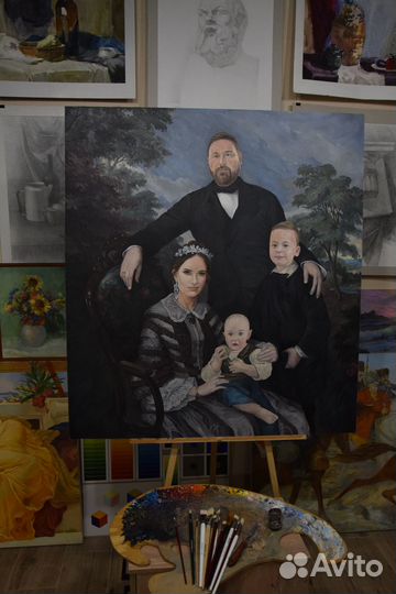 Художник. Картина на заказ. Портрет по фото