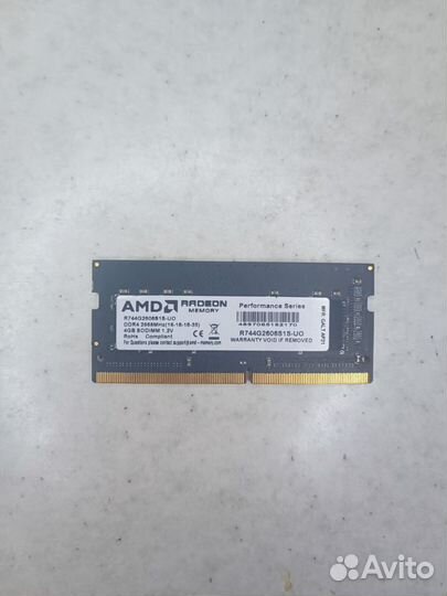 Оперативная память AMD ddr4 2666 4gb so-dimm