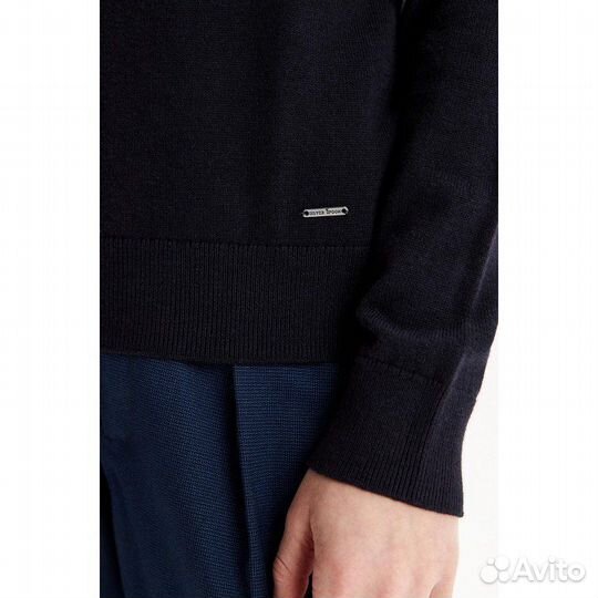 Silver Spoon свитер-поло длинный рукав (синий), р. 140