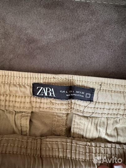 Штаны брюки zara мужские, размер L