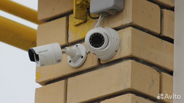 Монтаж установка камер видеонаблюдения