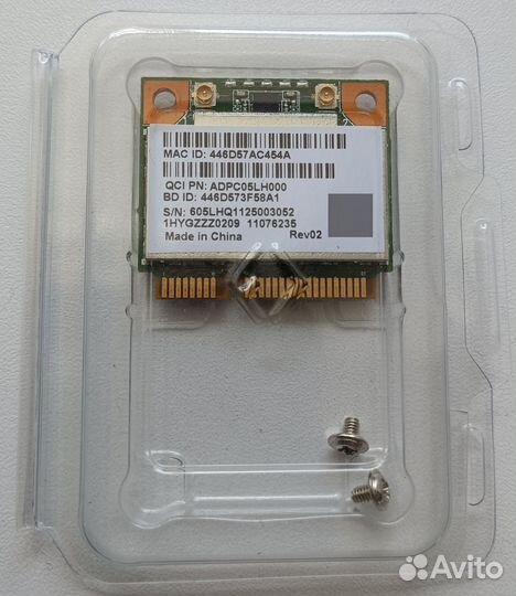 Wi-Fi + Bluetooth модуль для ноутбука Realtek RTL8