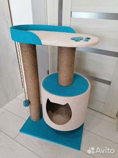 Домики с когтеточкой для кошек, производство