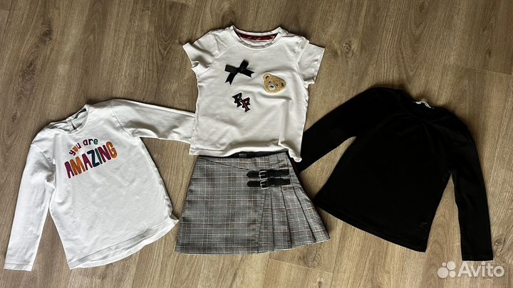 Вещи пакетом фирменные на девочку 98-104