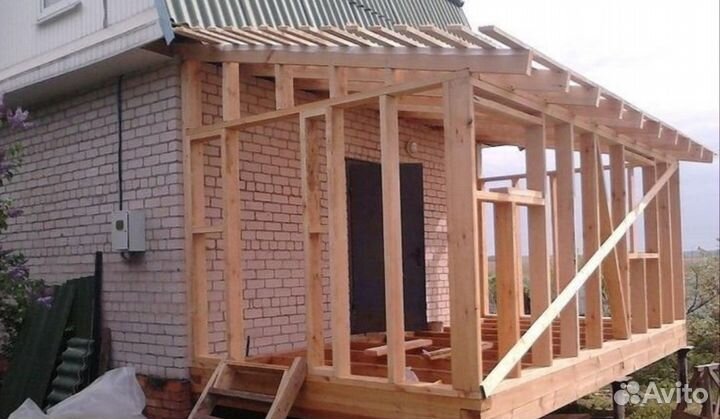 Строительство террас / веранд /пристроек/ беседок