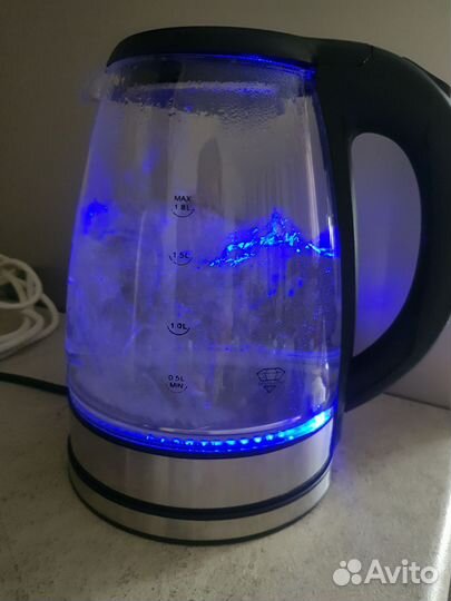 Электро Чайник Scarlett с LED Подсветкой Дисковый