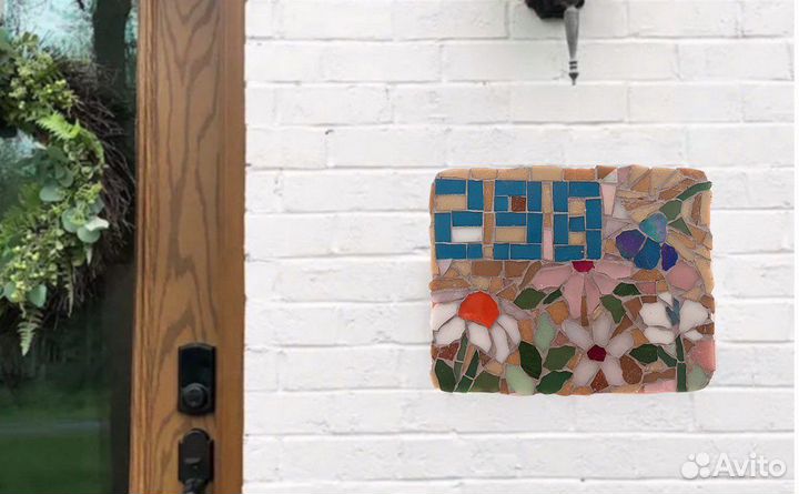 Номер на дверь керамика