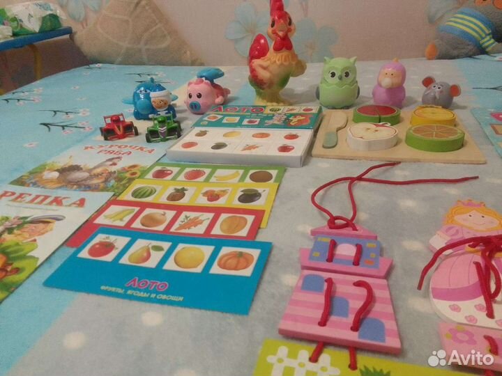 Детские развивающие игрушки пакетом