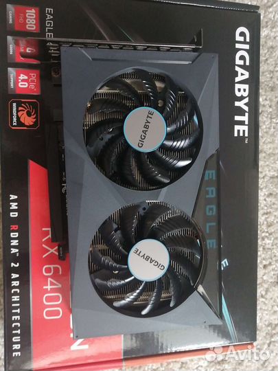 Видеокарта AMD Radeon RX 6400 eagle