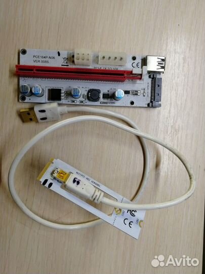 Mini PCI-E к PCI Express 1x к 16x