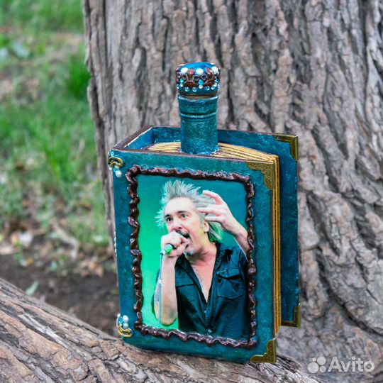 Бутылка - книга. Горшенев, Горшок, киш. Подарок