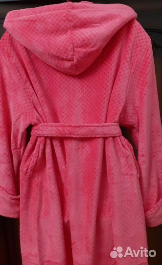 Халат с капюшоном женский