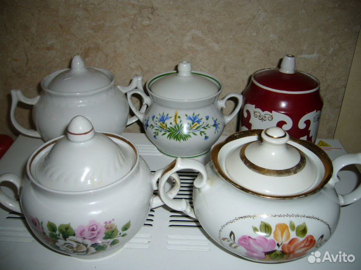 Молочники и сахарницы Дулево, Вербилки, лфз