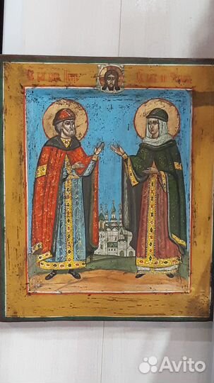 Икона иконы дерево краски тампера