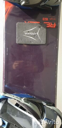 163 см сноуборд с креплениями