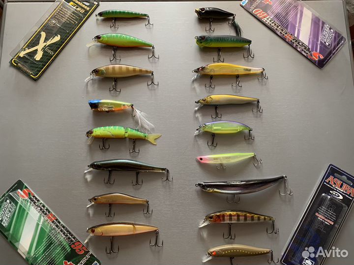 Японские воблеры Megabass, Jackall, Zip Baits и др