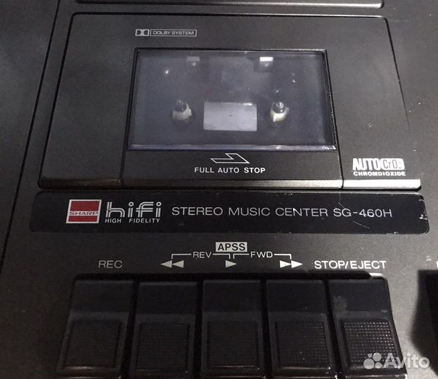 Муз. центр с проигрывателем винила sharp SG-460H