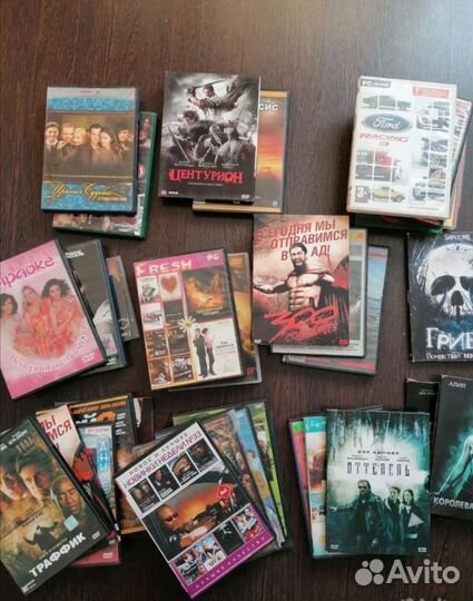 Диски (фильмы и игры ), 35 шт