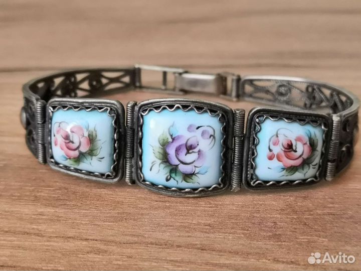 Браслет СССР Ростовская Финифть