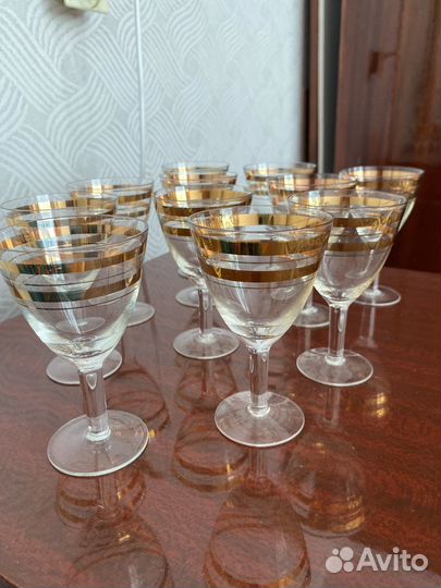 Стеклянные рюмки времён СССР